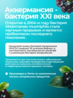 Аккермансия муцинифила концентрат живых бактерий с аронией, 0.33л (2 шт.) — изображение 2