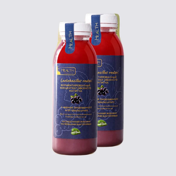 Реутери Lactobacillus LRDR™, концентрат живых бактерий с черной смородиной, 0.33л (2 шт.)