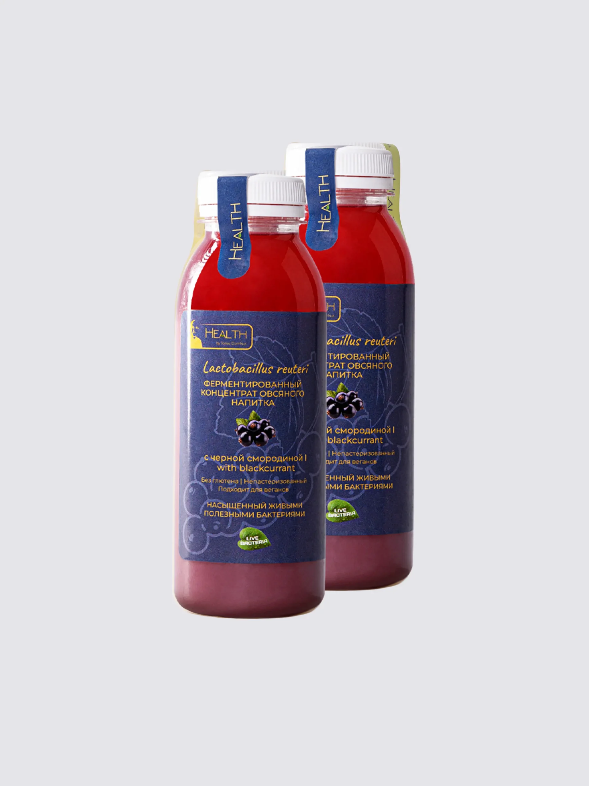 смородина-2-330-2 Реутери Lactobacillus LRDR™, концентрат живых бактерий с черной смородиной, 0.33л (2 шт.) — изображение 1