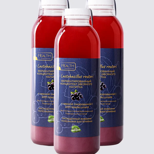 Реутери Lactobacillus LRDR™, концентрат живых бактерий с черной смородиной, 0.75л (3 шт.)